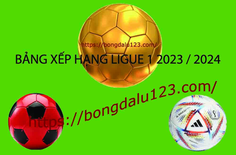 BXH Ligue 1 chuẩn xác tại Bongdalu123